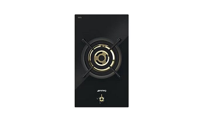 Smeg PC31GNO 30CM Black Glass Gas Hob, 1 burner + PC32GNO 30CM Black Glass Gas Hob, 2 burners + KSET9XE2 90cm Telescopic Hood with Stainless Steel + SF6381X Fan Assisted Oven 60cm Classica Aesthetic Effect Front Panel Bundle Deal