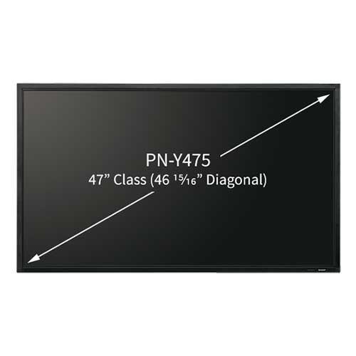Sharp 47 inches Professional LCD Monitor PNY475 (Contact For Price) | Lion City Company.