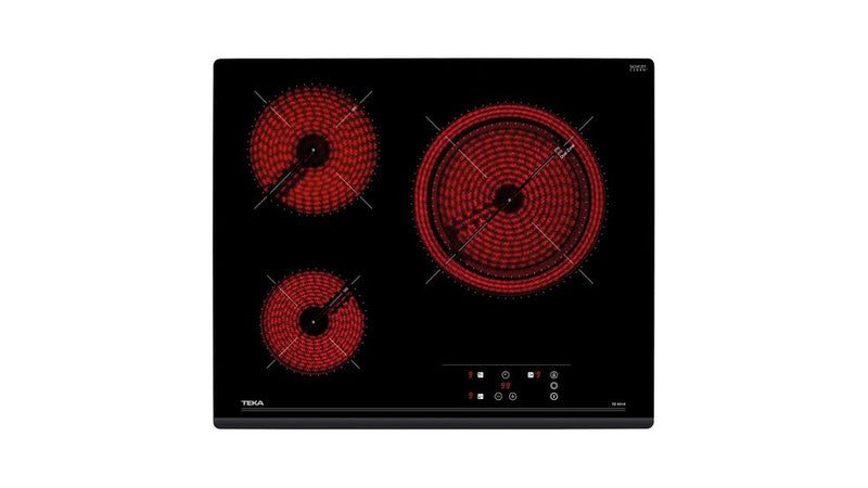 Teka TZ 6315 60cm Built-in Vitroceramic Hob with 3 zones and Touch Control | Lion City Company.