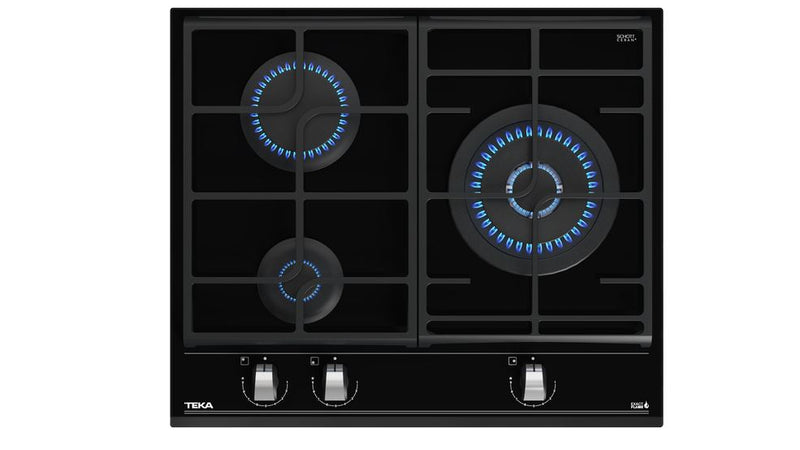 Teka GZC 63310 XBT 60cm Gas on Glass Built-in Gas hob with ExactFlame function of natural gas | Lion City Company.