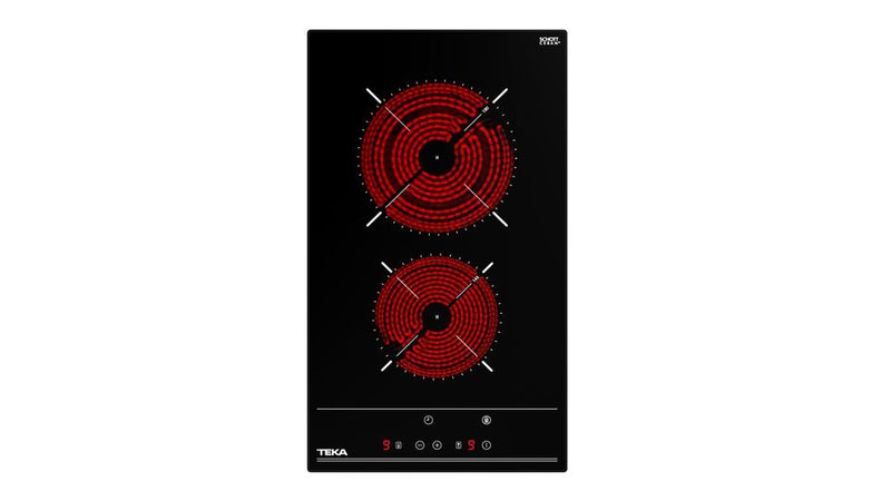 Teka TBC 32010 TTC BK 30cm Built-in Vitroceramic Hob with Touch Control and 2 zones | Lion City Company.