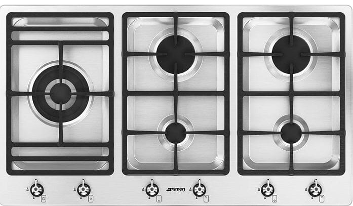 Smeg PS906-5 Gas Hob 90 cm Classica Aesthetic