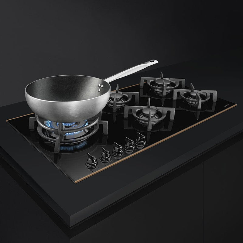 Smeg PV695LCNR Gas Hob 90 cm Dolce Stil Novo Aesthetic