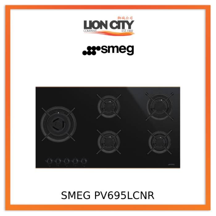 Smeg PV695LCNR Gas Hob 90 cm Dolce Stil Novo Aesthetic