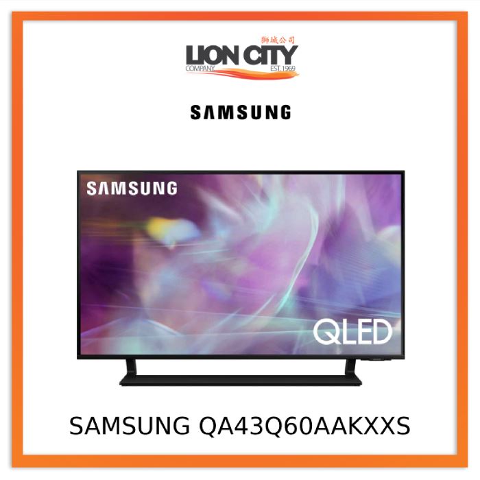 Samsung QA43Q60AAKXXSS 43-inch QLED 4K Smart TV