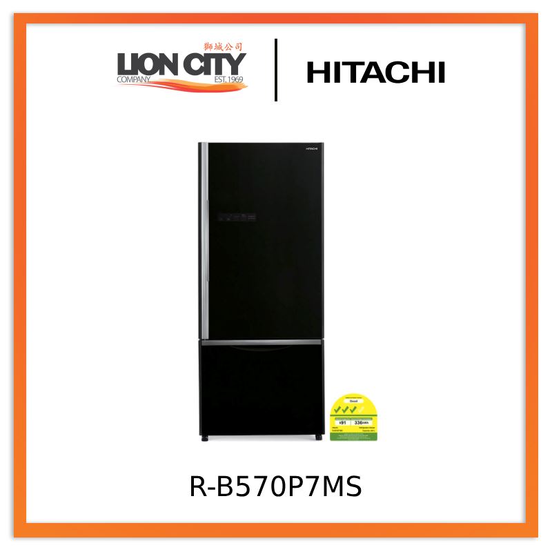 Hitachi R-B570P7MS-GBK 2 DR Refrigerators
