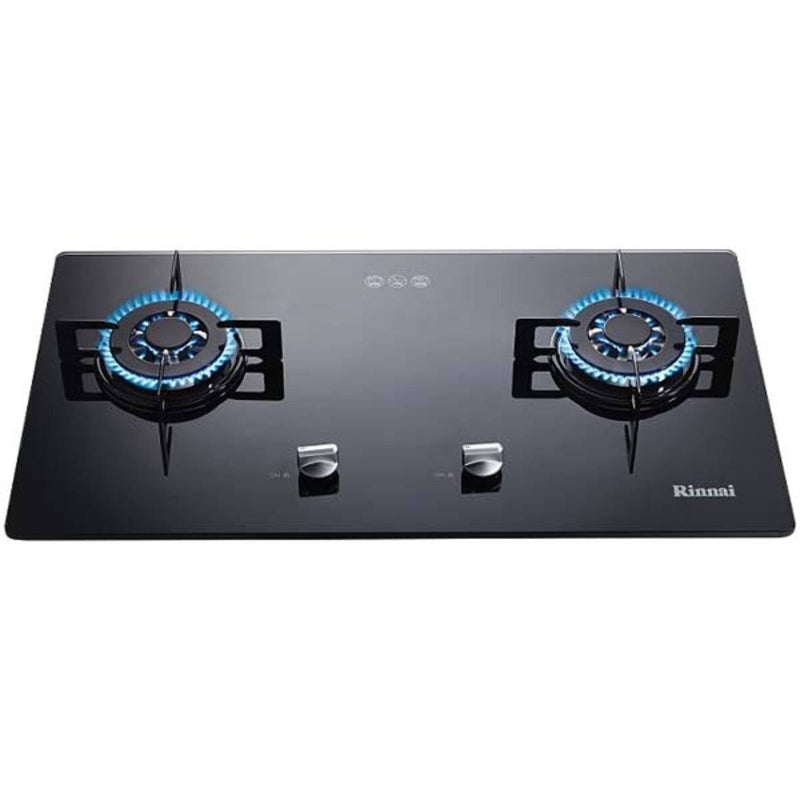 Rinnai RB-7302S-GBS 2 Burner Built-In Hob Black Tempered Glass | Lion City Company.