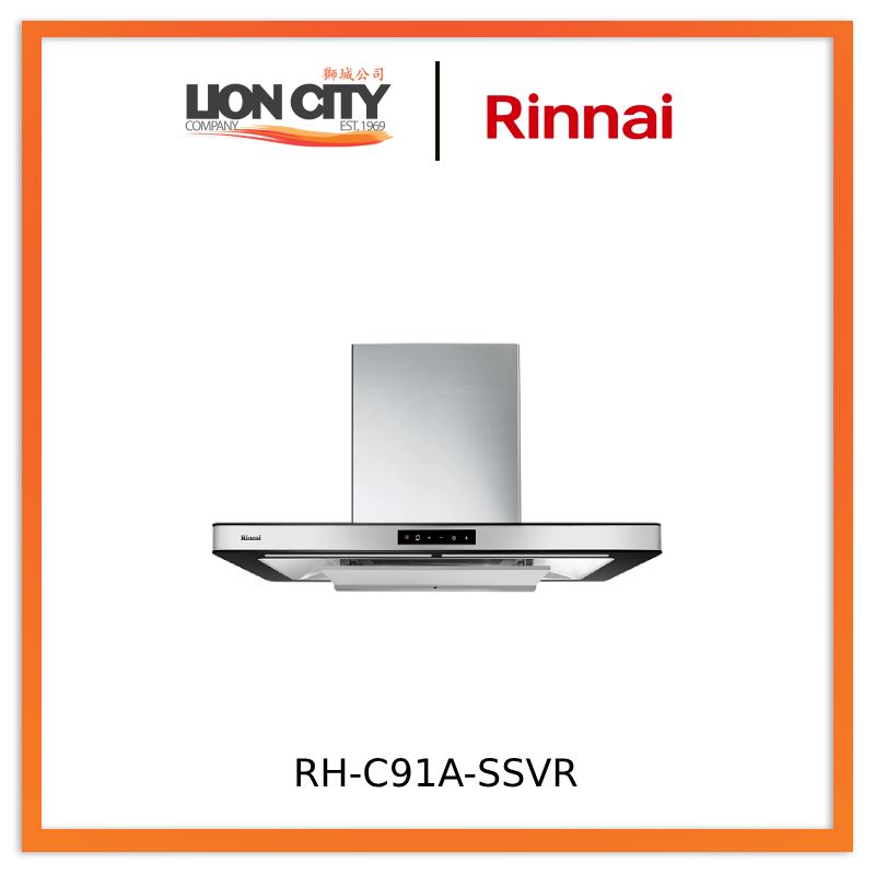 Rinnai RH-C91A-SSVR Chimney Hood Electronic Touch Control