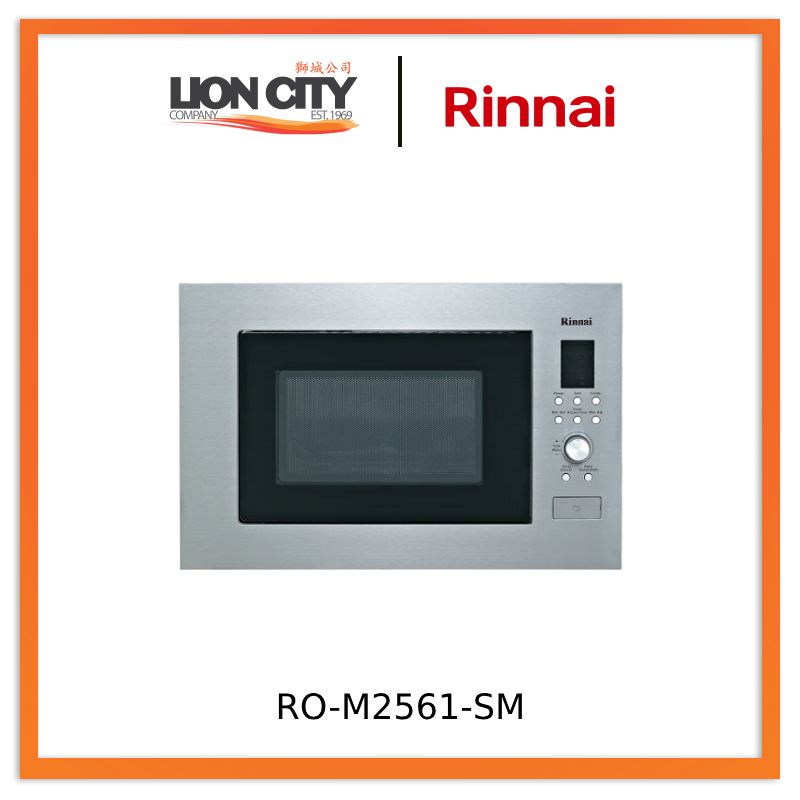Rinnai RO-M2561-SM 25L Microwave Oven - Lion City Company