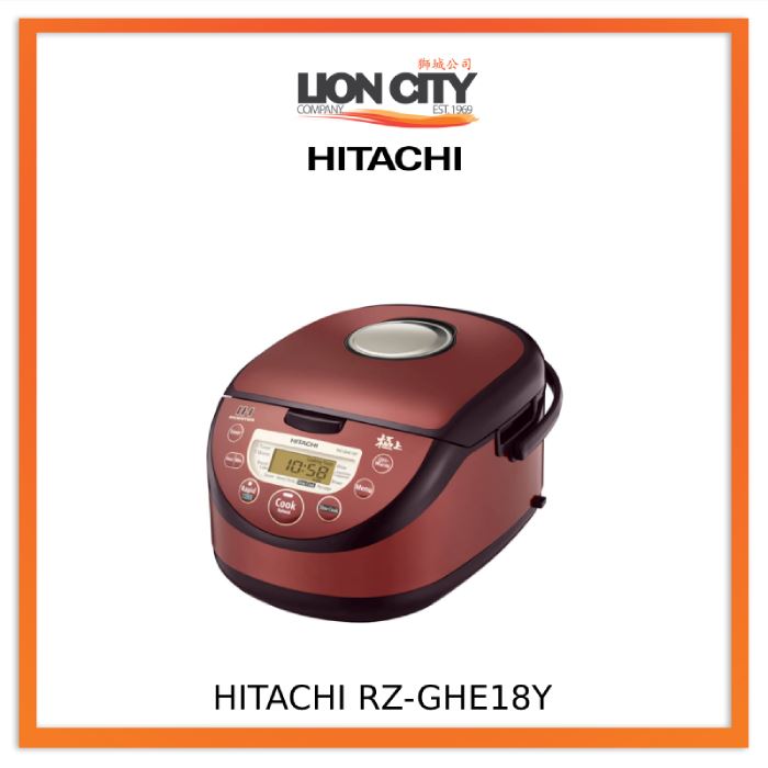 Hitachi RZ-GHE18Y 1.8L Electric Rice Cooker