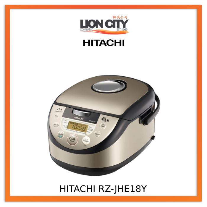 Hitachi RZ-JHE18Y 1.8L Electric Rice Cooker