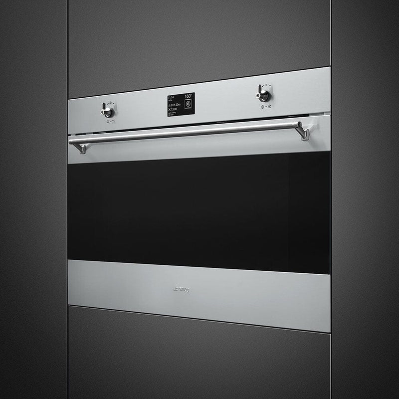 Smeg SFP9395X1 Thermo-ventilated Oven 90cm Classica Aesthetic
