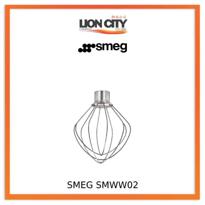 Smeg SMWW02 Edelstahl-Schneebesen für Küchenmaschinen SMF02, SMF03 Elektroshop Wagner Smeg SMWW02 Edelstahl-Schneebesen für Küchenmaschinen SMF02, SMF03 Elektroshop Wagner