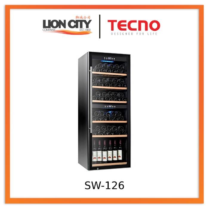 TECNO SW-126 113-Bottle Wine Chiller with Dual Temperature Zone | Lion City Company.