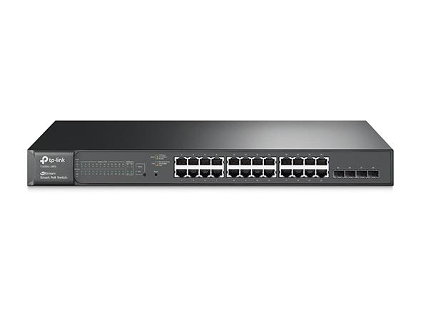 Tp-Link T1600G-28PS JetStream 24-Port Gigabit Smart PoE+ Switch with 4 SFP Slots | Lion City Company.