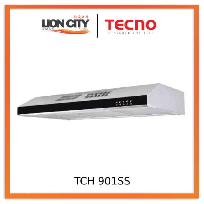 Tecno TCH 901SS/WH/BK Slim Line Designer Hood with Maxi-Flow Motor | Lion City Company.
