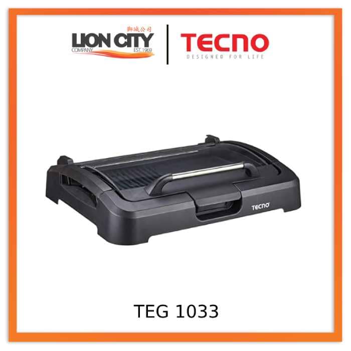 Tecno Uno TEG 1033 Electric Grill Black 5 Temp Control