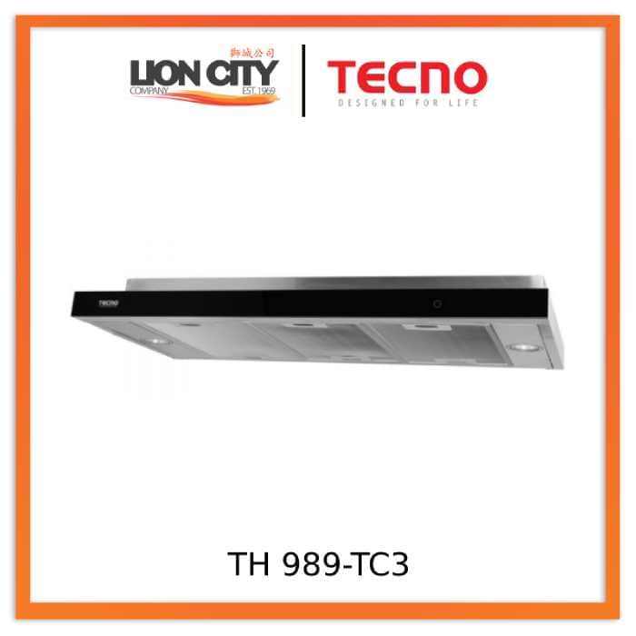 Tecno TH 989-TC3 90cm Slim Hood with Revolutionary 3-Motor Design | Lion City Company.