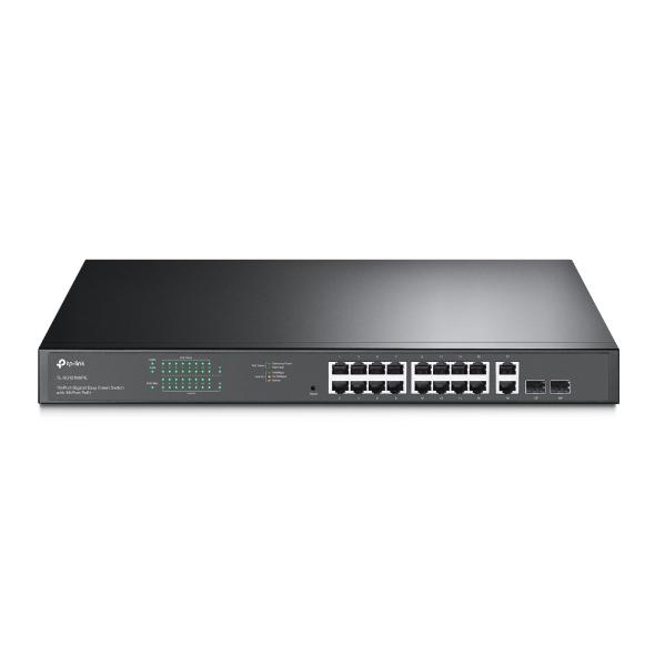 Tp-Link TL-SG1218MPE 18-Port Gigabit Easy Smart Switch with 16-Port PoE+ | Lion City Company.