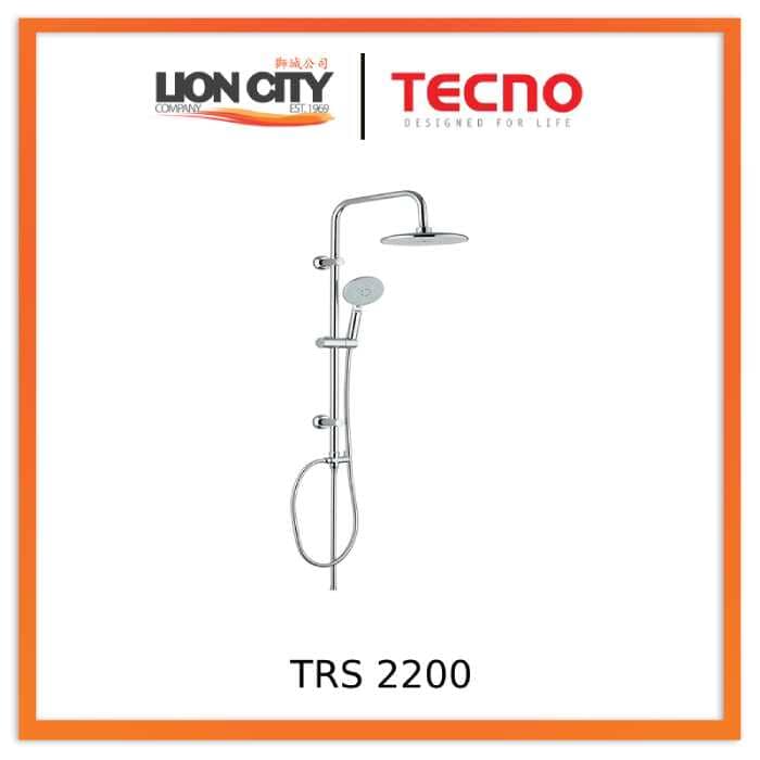 Tecno Uno TRS 2200 Rain Shower Set Silver Rain Shower Set w/ Hand Shower