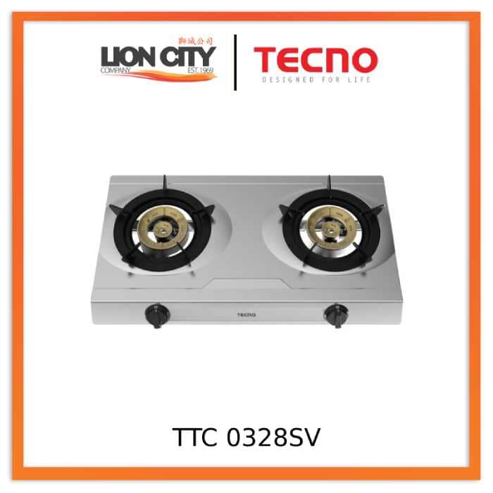 Tecno Uno TTC 0328 SV Table Top Stove Stainless Steel Matte Finish