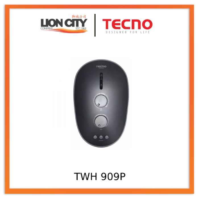 Tecno Uno TWH 909P Instant Water Heater 3.3kW, Elegant Design