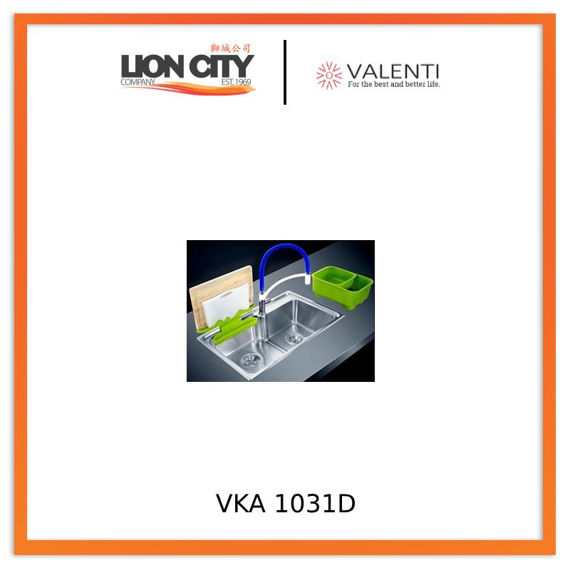 Valenti VKA1031D Stainless Steel Multi-Function Sink