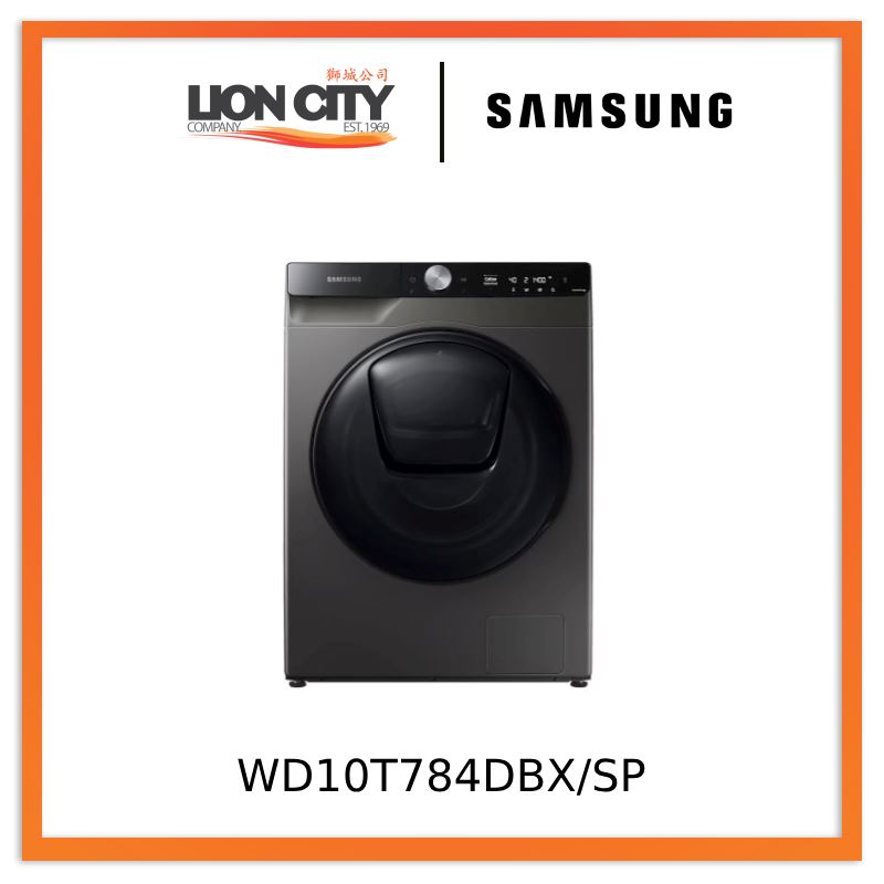 Samsung WD10T784DBX/SP, Washer Dryer, 10.5/7KG, 4 Ticks, with QuickDrive™