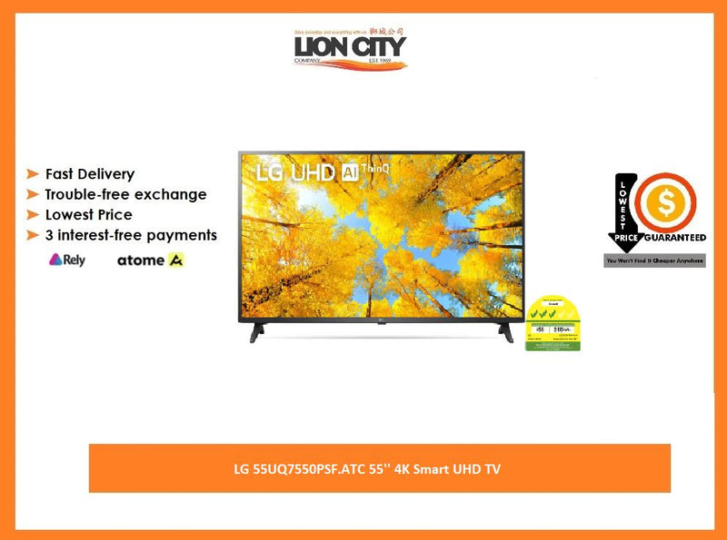 LG 55UQ7550PSF.ATC 55'' 4K Smart UHD TV
