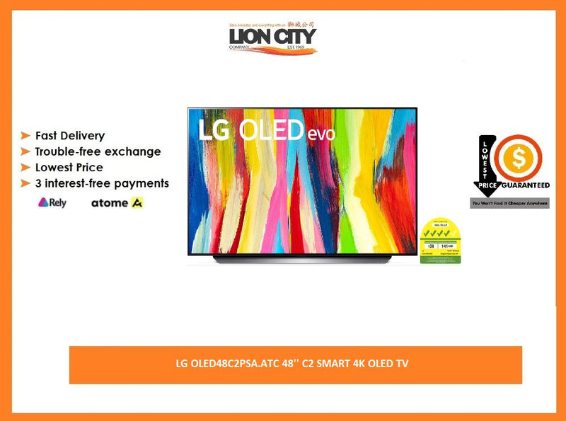 LG OLED48C2PSA.ATC 48'' C2 SMART 4K OLED TV