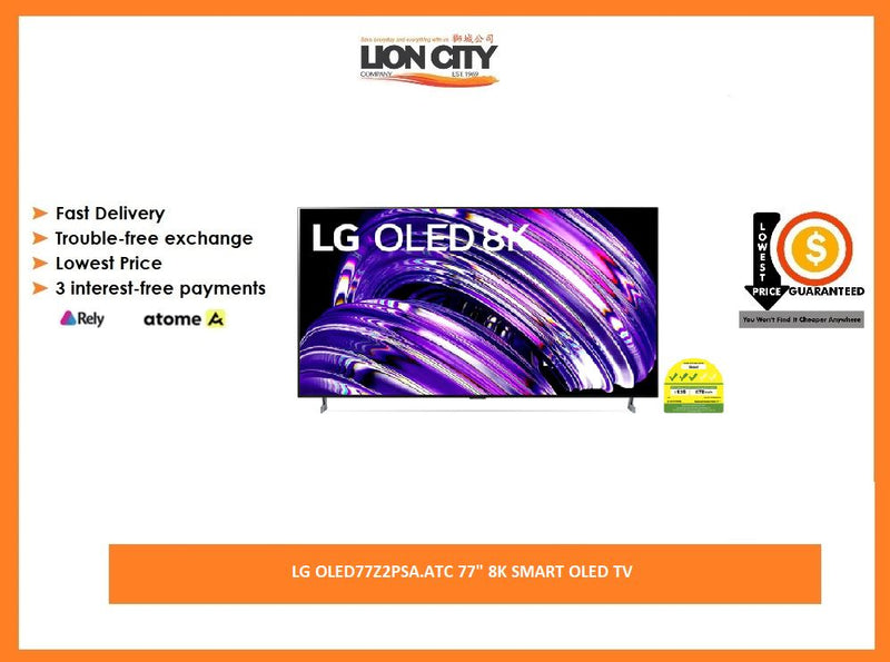 LG OLED77Z2PSA.ATC 77" 8K SMART OLED TV