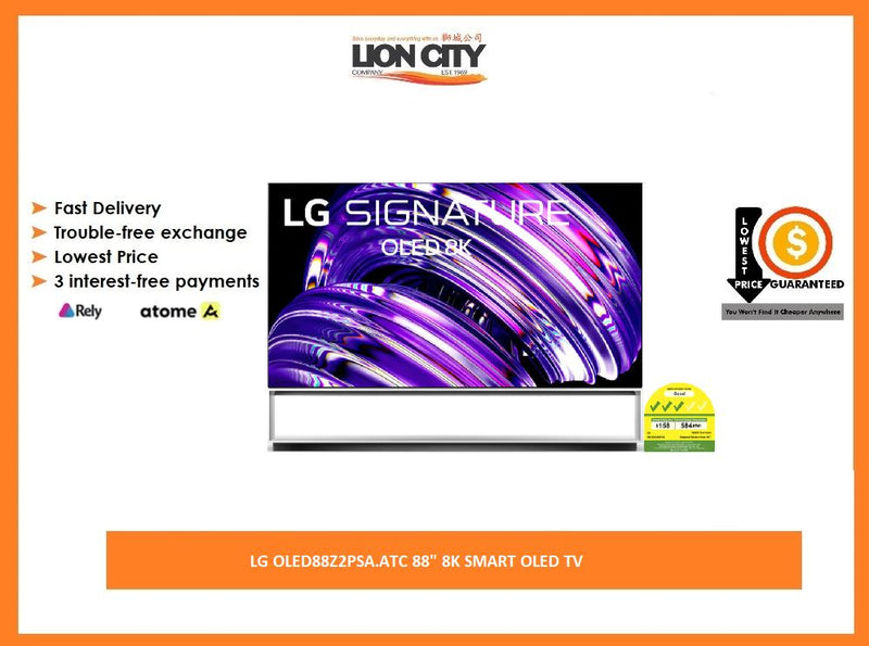 LG OLED88Z2PSA.ATC 88" 8K SMART OLED TV