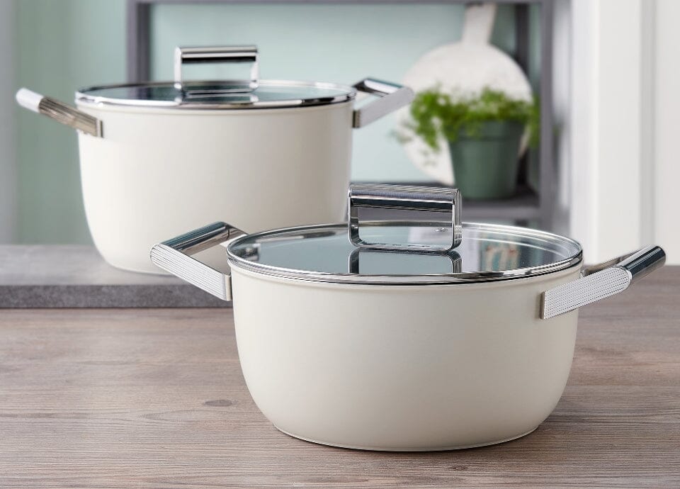Smeg CKFC2611BLM/CRM/RDM Non-Stick Casserole Dish Cookware 50's Style ...