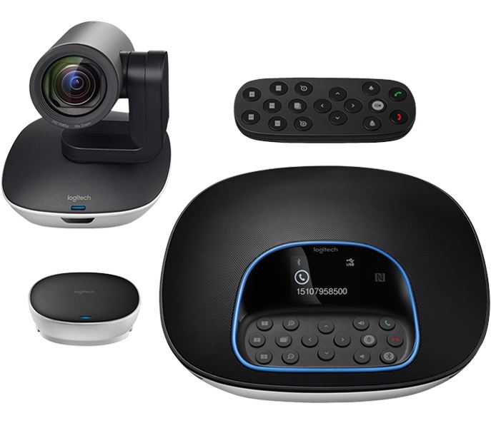 Logitech GROUP Video Conferencing System for mid to large rooms | Lion City Company.