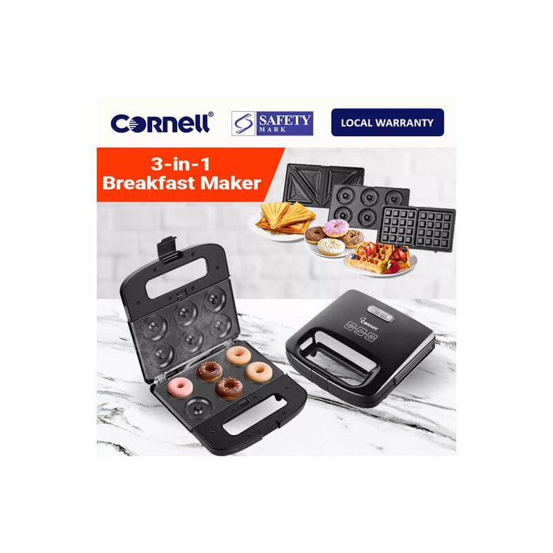 Cornell 3-in-1 Sandwich Maker Toaster CSME1105S