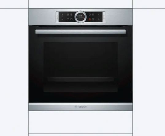 Bosch HBG633BS1B Series 8 Built-in oven 60 x 60 cm Stainless steel + SMU4HCS48E Series 4 Built-under dishwasher 60 cm Stainless steel