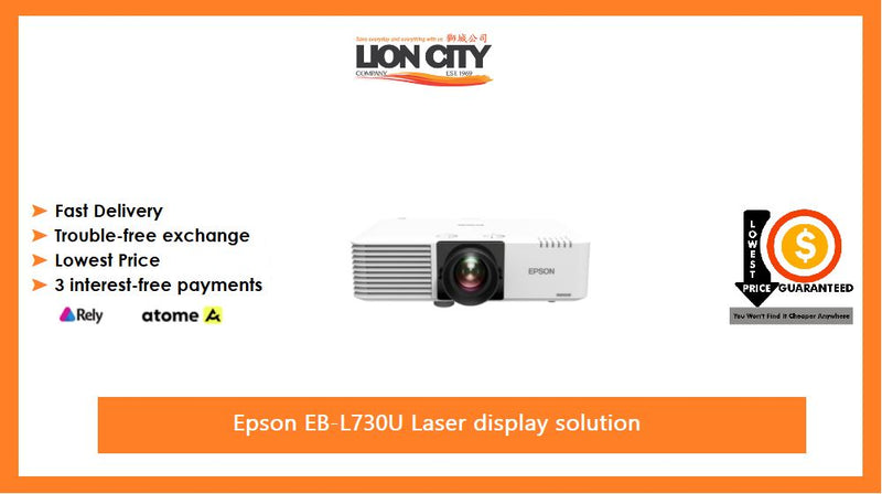 Epson EB-L730U Laser display solution Projector
