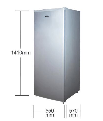 PowerPac PPFZ180 Upright freezer, Freestanding Freezer 175L