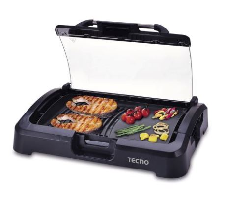 Tecno Uno TEG 1033 Electric Grill Black 5 Temp Control