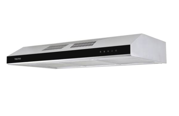 Tecno TCH 908TC SS Slim Line Designer Cooker Hood with Maxi-Flow Motor