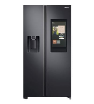 Samsung RS64T5F04B4/SS, Family Hub™ Side-by-side Refrigerator, 595L, 2 Ticks