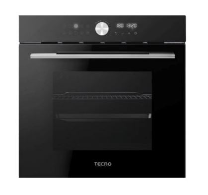 Tecno Uno TBO 7311 Built-In Oven Full Black 73L, 11 Functions, Pyrolytic Cleaning, Touch Control
