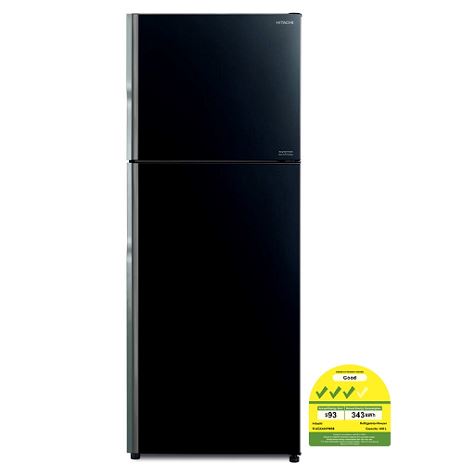 Hitachi RVGX480PMS9 - GBK / XRZ / XGR 2-Door Deluxe Glass Inverter Refrigerator