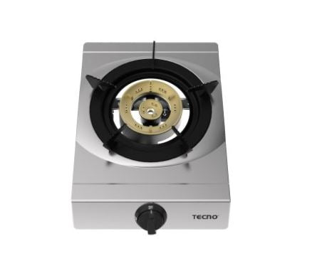 Tecno TTC 0318SV 1-Burner Stainless Steel Table Gas Cooker