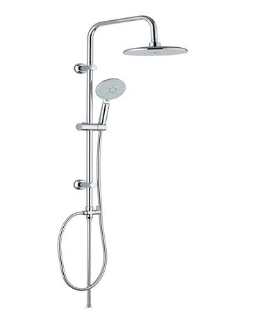 Tecno Uno TRS 2200 Rain Shower Set Silver Rain Shower Set w/ Hand Shower