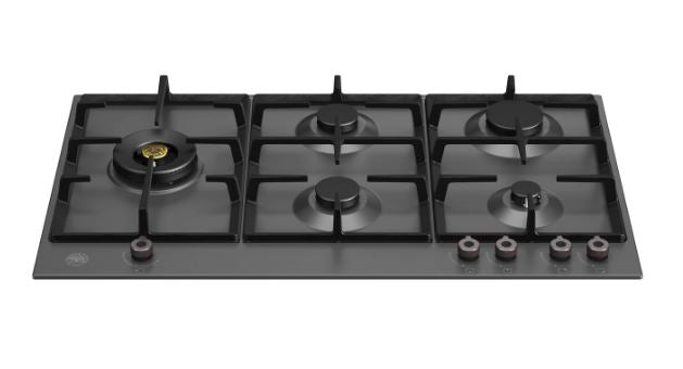 Bertazzoni P905LPRONE 90cm Built-in Gas Hob with lateral dual wok