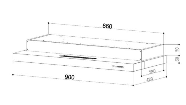 Tecno TH 989-TC3 90cm Slim Hood with Revolutionary 3-Motor Design | Lion City Company.