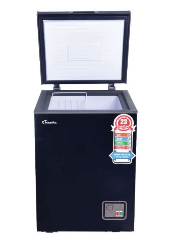 PowerPac PPFZ100 Black/White 100L Chest Freezer