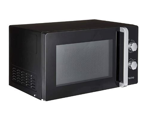 Tecno Uno TMW 5050 Microwave Oven Black w/ Silver Trim 20L