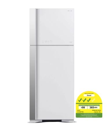 Hitachi RVG560P7MS-GBK/GPW 450L Top Freezer Fridge R-VG560P7MS